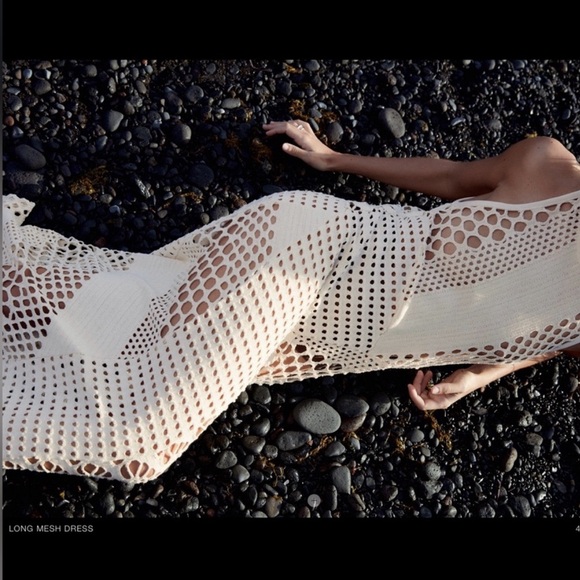 NWT ZARA Open Knit Beach CoverUp Dress - Picture 3 of 8